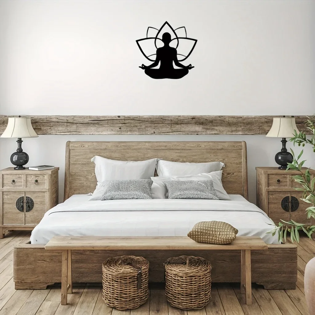 1pc Iron Art Lotus Flower Sitting Man Home Decor, Metal Wall Decor, Indoor Home Bedroom Livingroom Decor Modern Art Decoration
1pc Iron Art Lotus Flower Sitting Man Home Decor, Metal Wall Decor, Indoor Home Bedroom Livingroom Decor Modern Art Decoration