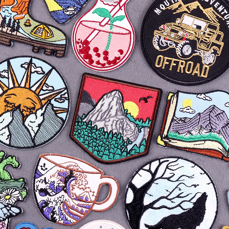 Wilderness Outdoor Patch Iron On Patches For Clothing Camping Adventure Embroidery Patches For Clothes Sew/Fusible Patch Badges
Wilderness Outdoor Patch Iron On Patches For Clothing Camping Adventure Embroidery Patches For Clothes Sew/Fusible Patch Badges