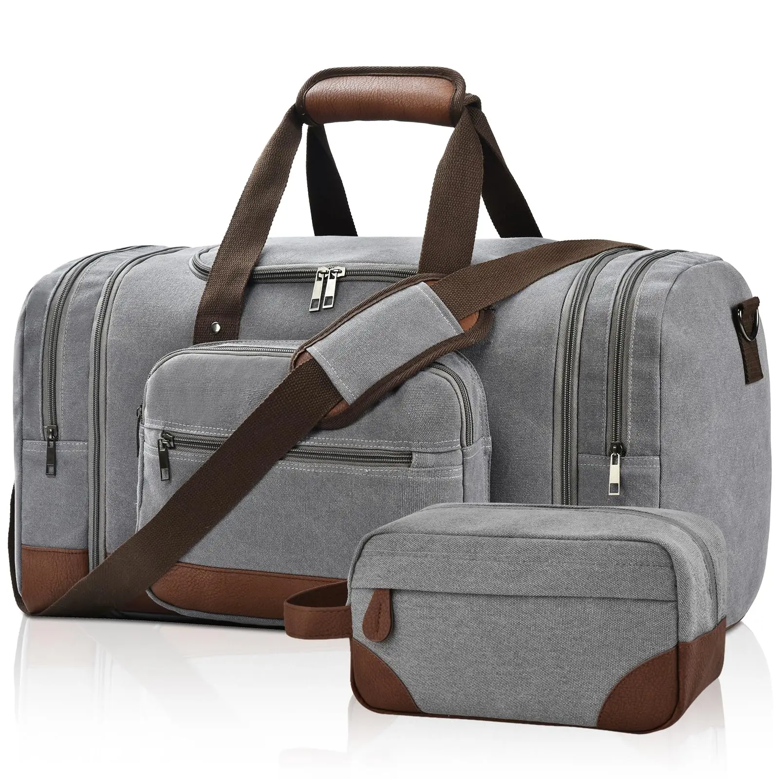 

Travel duffel carry-on duffle men's travel canvas duffel overnight weekend gym