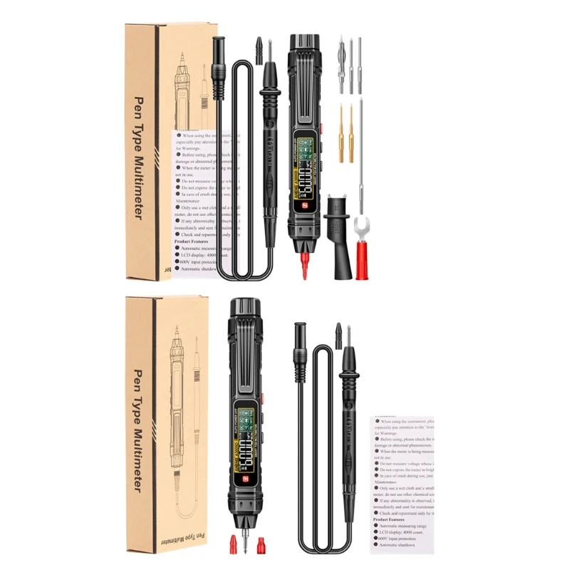 Digital Multimeter and Analyzers 6000 Counts Auto Ranging Tester; Accurately Measures VoltageNCV Hz Resistance DropShipping
Digital Multimeter and Analyzers 6000 Counts Auto Ranging Tester; Accurately Measures VoltageNCV Hz Resistance DropShipping