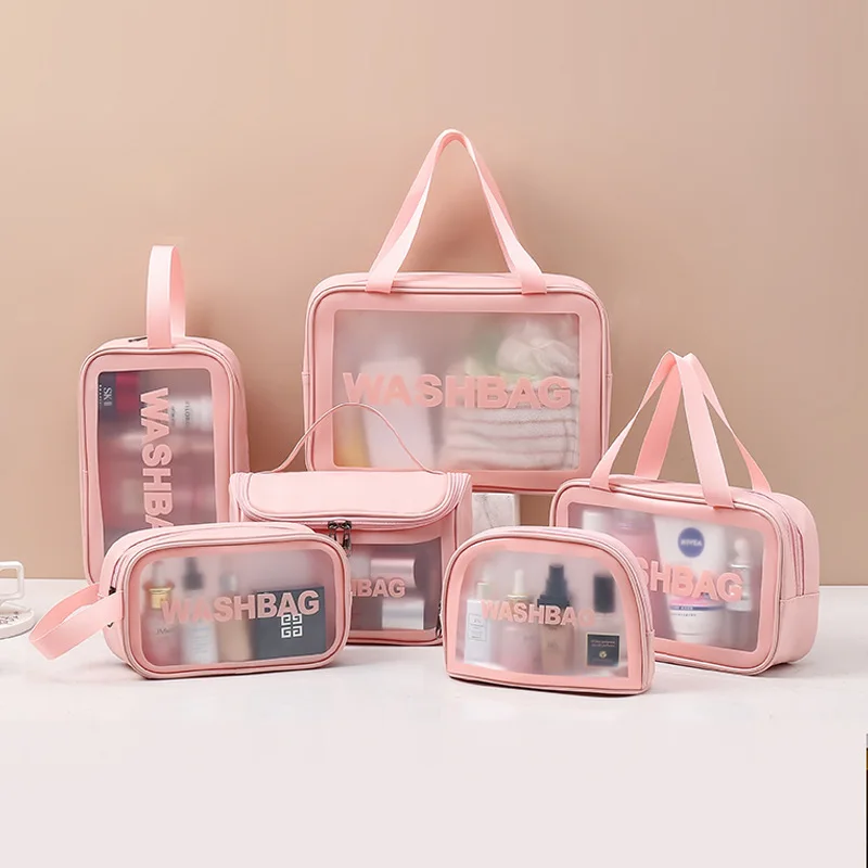 6 PCS Women Travel Cosmetics Storage Bag Waterproof PVC Cosmetic Bag Portable Transparent Cosmetic Bag Women Storage Washing Bag
6 PCS Women Travel Cosmetics Storage Bag Waterproof PVC Cosmetic Bag Portable Transparent Cosmetic Bag Women Storage Washing Bag