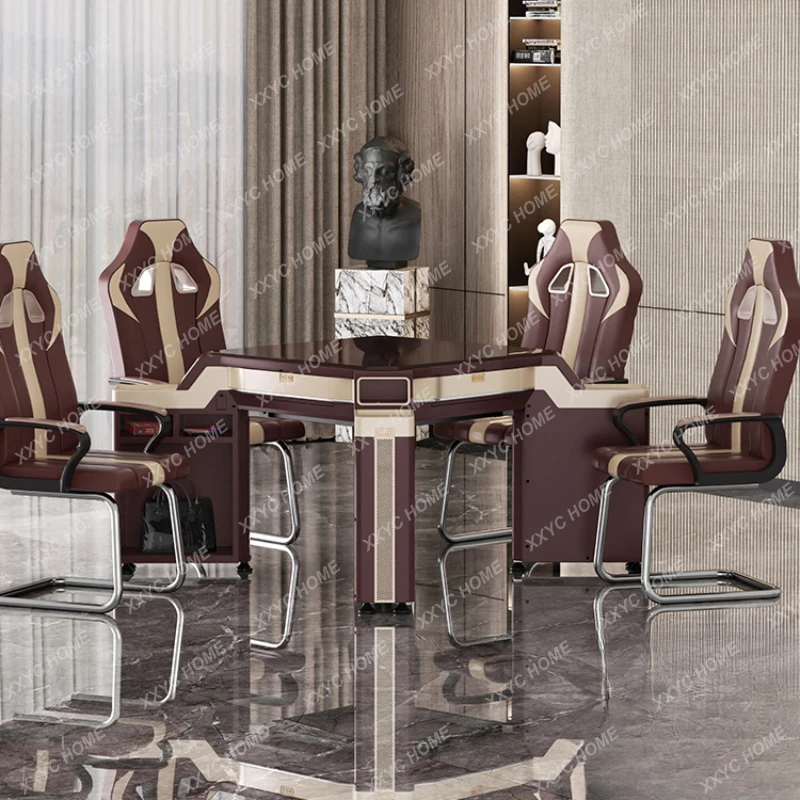 Mahjong Machine Fully Automatic Commercial Luxury High-End Mute Mahjong Table
Mahjong Machine Fully Automatic Commercial Luxury High-End Mute Mahjong Table
