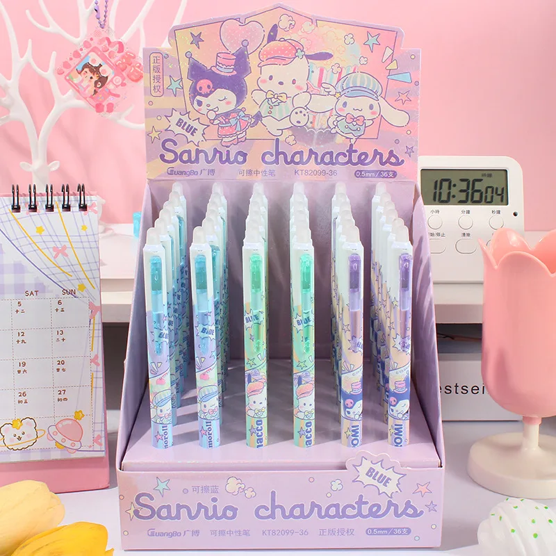 6pcs/full box Sanrio Kawaii Anime Cartoon series Kuromi Erasable Gel Pen Erasable Blue Student Stationery Homework Gel Pen
6pcs/full box Sanrio Kawaii Anime Cartoon series Kuromi Erasable Gel Pen Erasable Blue Student Stationery Homework Gel Pen