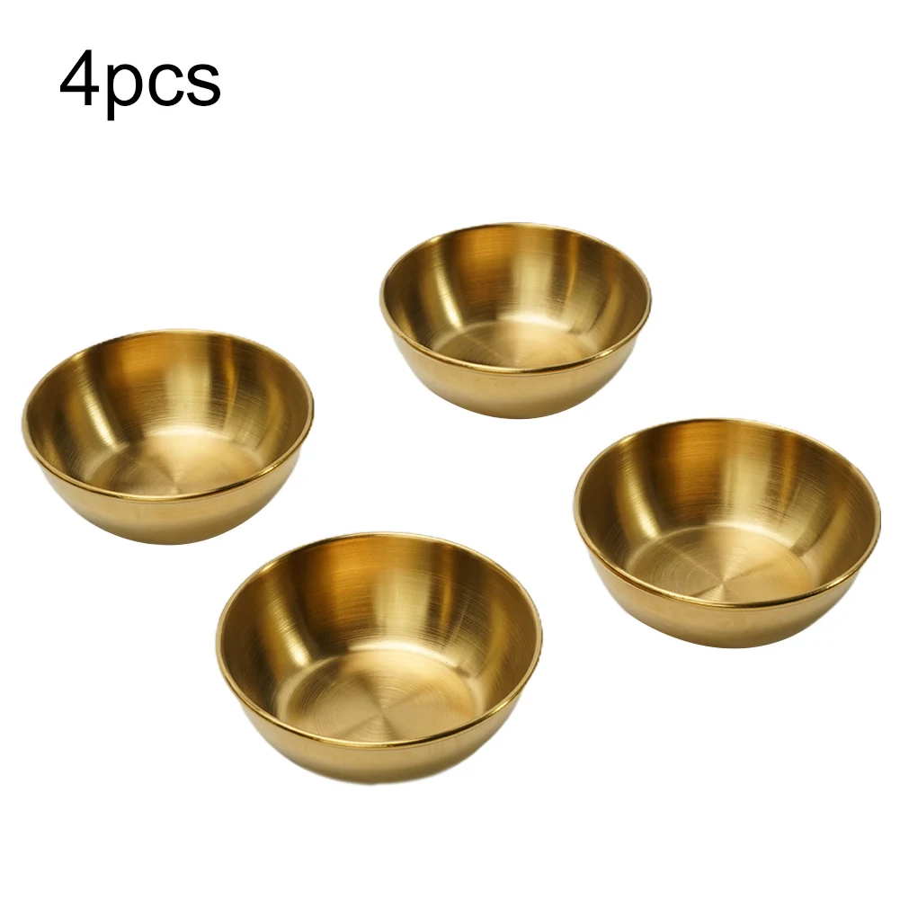 4pcs Stainless Steel Bowl Circular Dipping Dish Sushi Dipping Plate Seasoning Dish Snack Dish Appetizer Sauce Dipping Dish Plate
4pcs Stainless Steel Bowl Circular Dipping Dish Sushi Dipping Plate Seasoning Dish Snack Dish Appetizer Sauce Dipping Dish Plate
