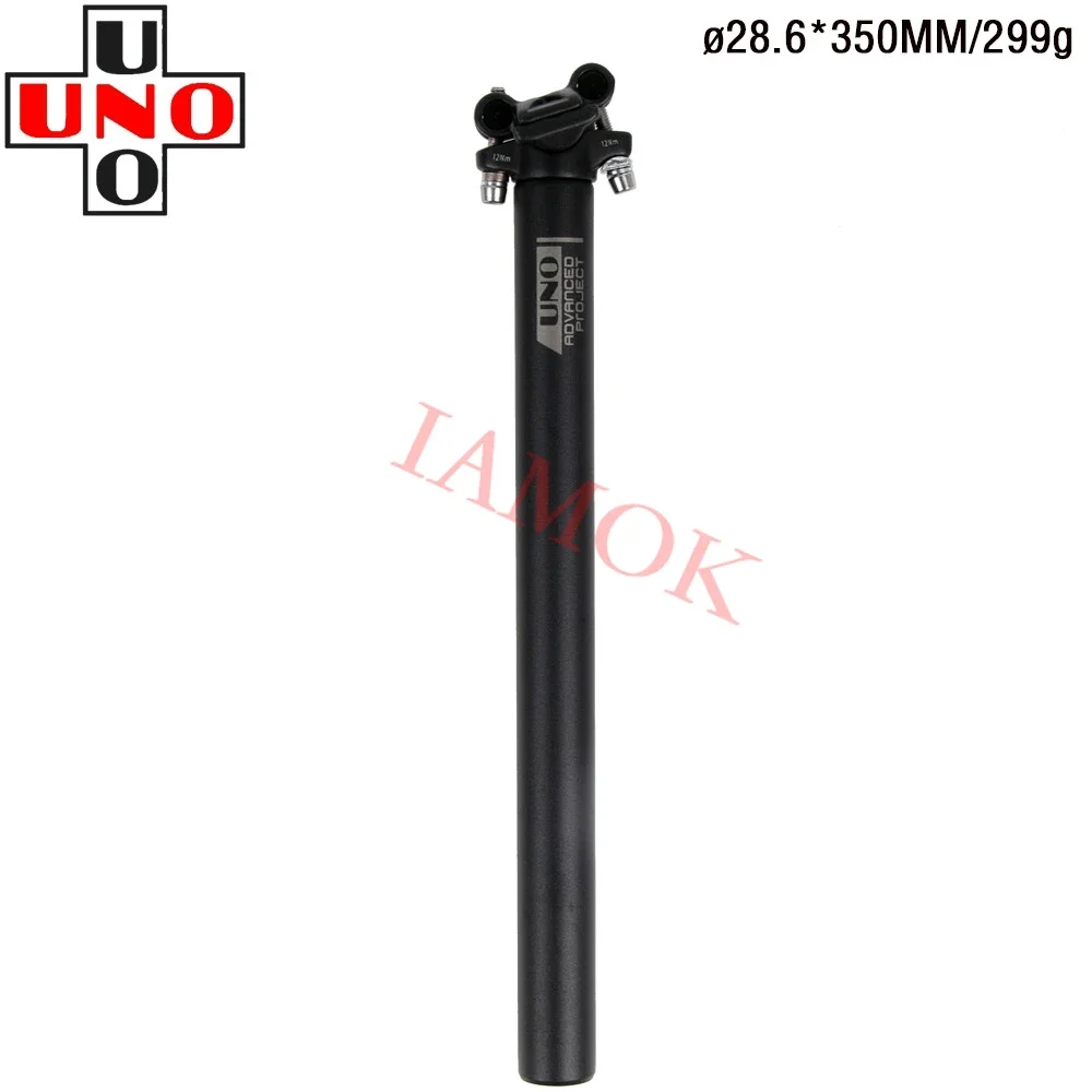 

UNO SP-368 Bike Black/Silver Seat Post 350/400mm Seatpost 25.4/27.2/28.6/30.9/31.6mm Iamok Bicycle Parts