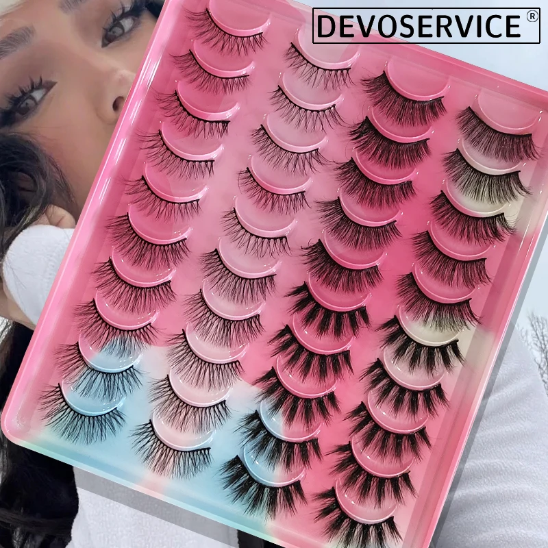 DEVOSERVICE Eyelash 20Pairs Combination Styles False Eyelashes Natural Fluffy Curly Soft Lashes Extensions Makeup Tools
DEVOSERVICE Eyelash 20Pairs Combination Styles False Eyelashes Natural Fluffy Curly Soft Lashes Extensions Makeup Tools