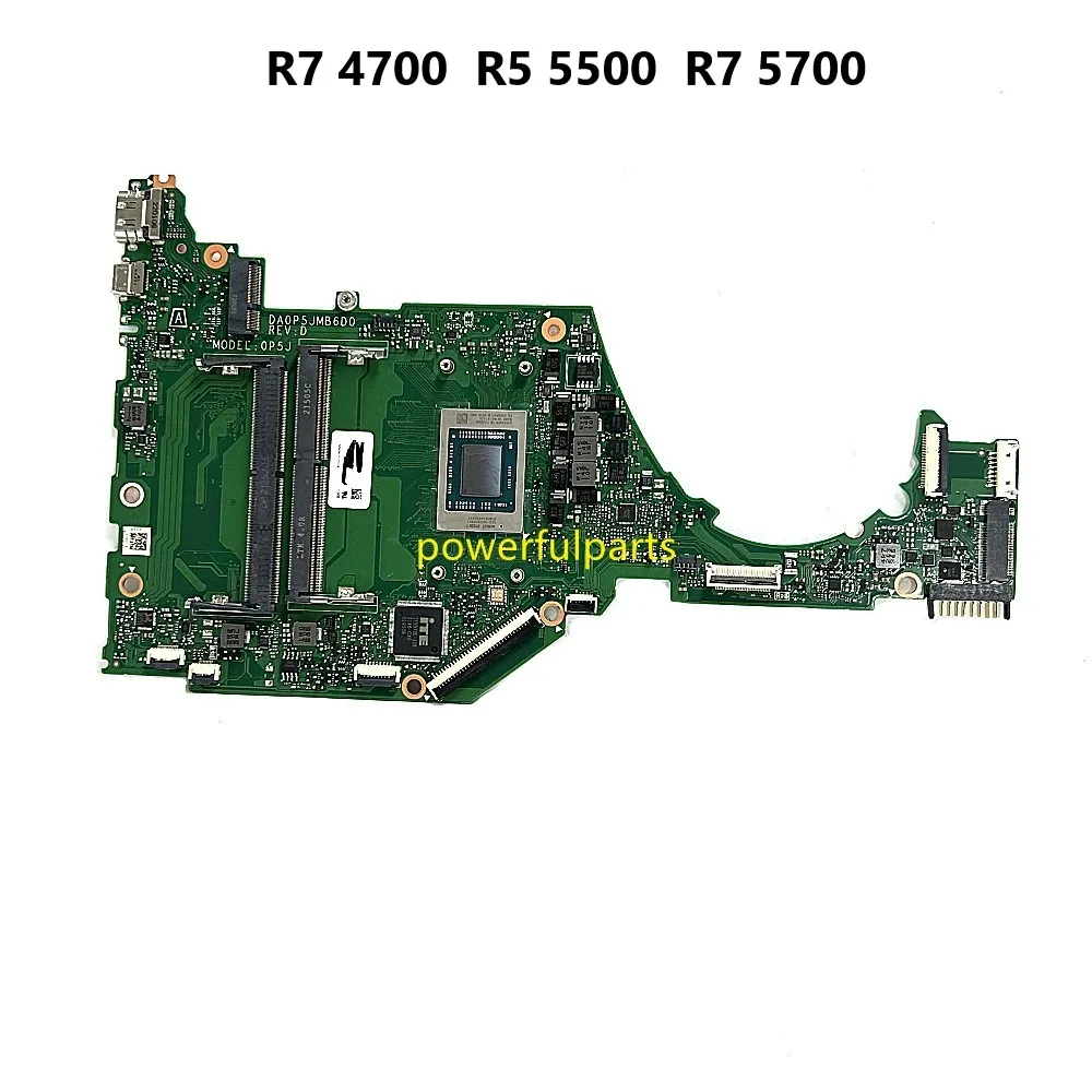 For Hp 15-EF 15S-EQ Laptop Motherboard DA0P5JMB6D0 DA0P5GMB6H0 R3 4300 R7 4700 R5 5500 R7 5700 Cpu 100% Working Ok
For Hp 15-EF 15S-EQ Laptop Motherboard DA0P5JMB6D0 DA0P5GMB6H0 R3 4300 R7 4700 R5 5500 R7 5700 Cpu 100% Working Ok
