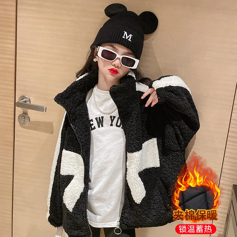 Fashion Casual Tops for Teens Autumn Winter New Wool Sweaters Kids Clothes for Girls Thick Warm Bow Patchwork Design Coat 4-14 Y
Fashion Casual Tops for Teens Autumn Winter New Wool Sweaters Kids Clothes for Girls Thick Warm Bow Patchwork Design Coat 4-14 Y