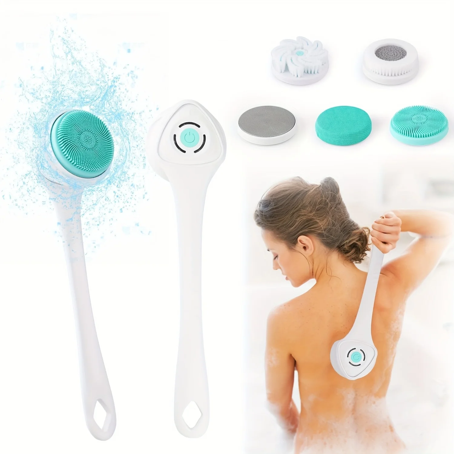 Скребок для тела Hotodeal с 5 Большими насадками, длинная ручка
Скребок для тела Hotodeal с 5 Большими насадками, длинная ручка