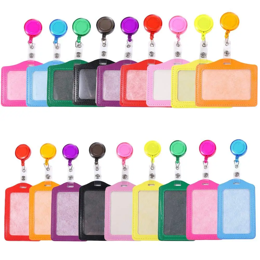 

Lanyards Badge Holder Card Storage Case Credit Cards Protector Bus Card Holder Student Card Sleeves Transparent Card Cover