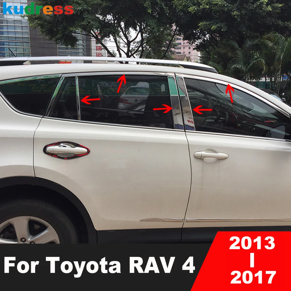 Накладки на пороги оконной рамы для Toyota RAV4 RAV 4 2013 2014 2015 2016 из нержавеющей стали, верхняя крышка окон, центральная опора, молдинговая полоса
Накладки на пороги оконной рамы для Toyota RAV4 RAV 4 2013 2014 2015 2016 из нержавеющей стали, верхняя крышка окон, центральная опора, молдинговая полоса