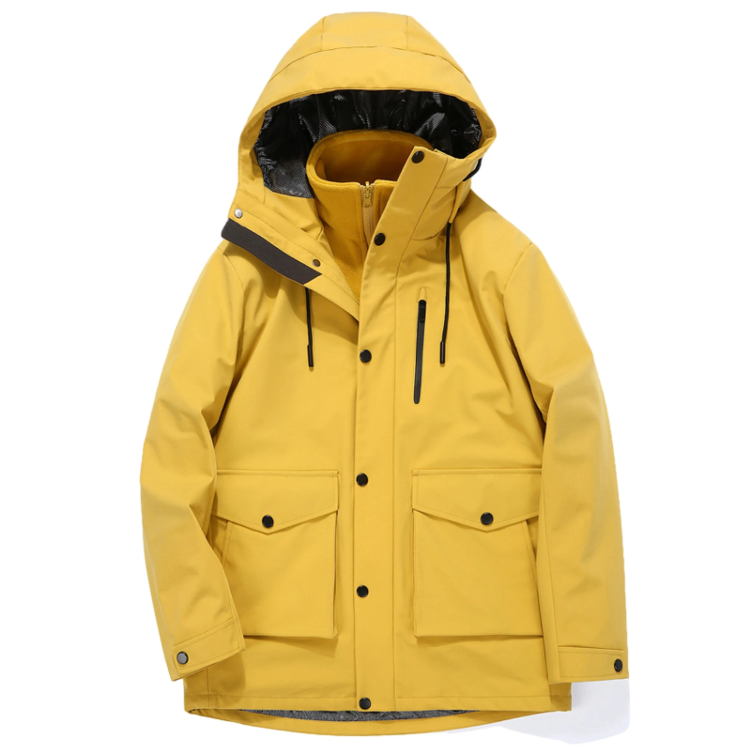 

Men's Waterproof Ski Jacket Warm Winter Snow Coat Mountain Windbreaker Hooded Raincoat Jacket
