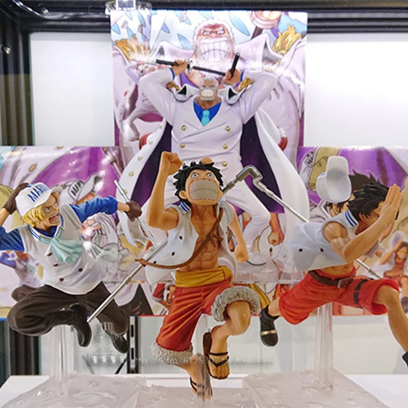 One Piece Action Figure Three Brothers Saab Ace Luffy Garp Figure Anime Resin Model Desktop Ornaments Fans Gifts
One Piece Action Figure Three Brothers Saab Ace Luffy Garp Figure Anime Resin Model Desktop Ornaments Fans Gifts