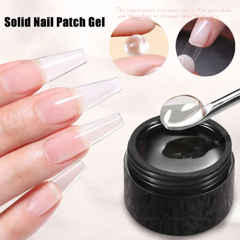 15/5ml Solid Nail Patch Gel No-Flowing Modeling Glue Tips Clear Nail Gel Adhesive Bond UV Nail Glue Professional Nail Tools GY03
15/5ml Solid Nail Patch Gel No-Flowing Modeling Glue Tips Clear Nail Gel Adhesive Bond UV Nail Glue Professional Nail Tools GY03