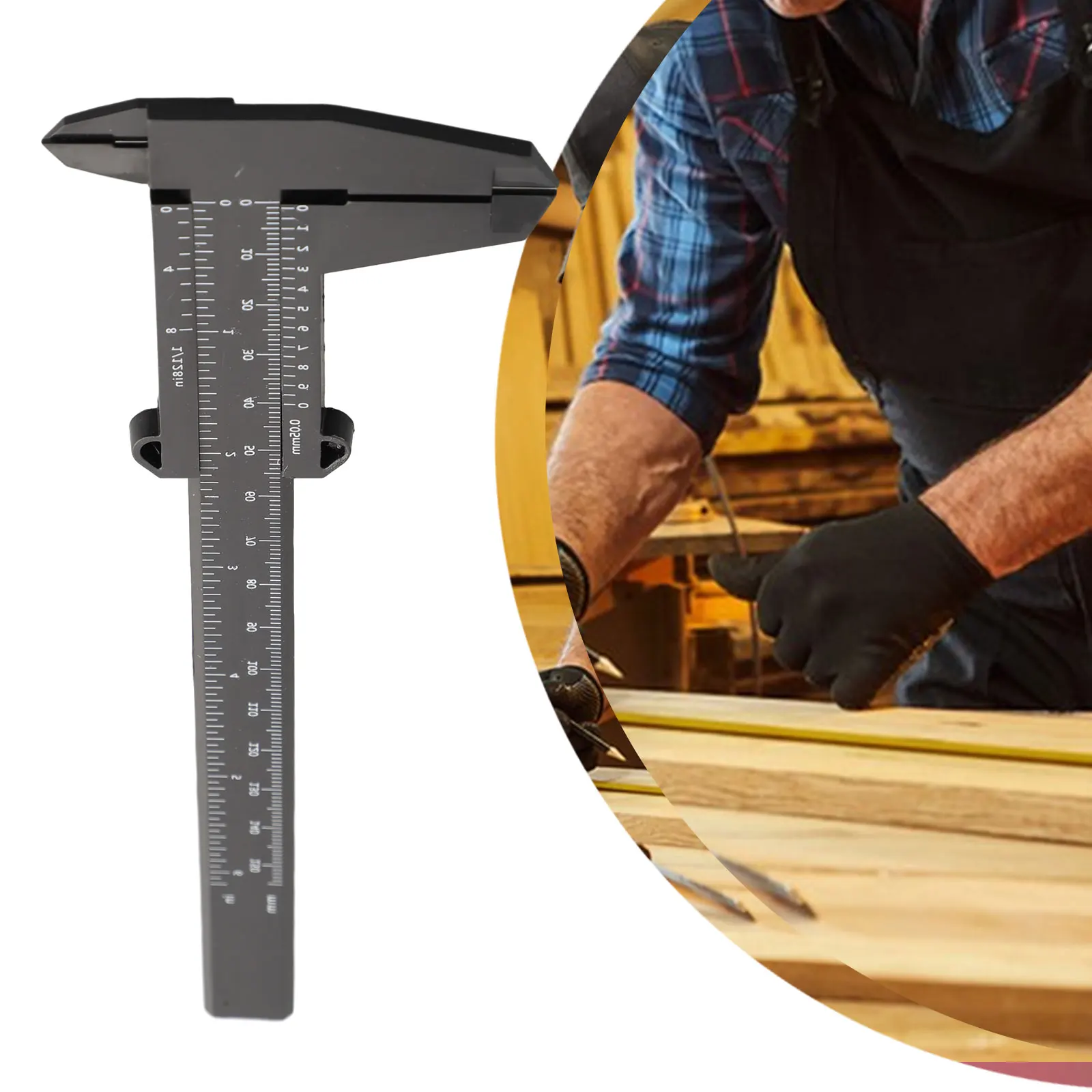 1pcs 0-150mm Vernier Calipers Plastic Double Rule Scale Depth Height Jewelry Measuring Tool Woodworking School Hand Tools
1pcs 0-150mm Vernier Calipers Plastic Double Rule Scale Depth Height Jewelry Measuring Tool Woodworking School Hand Tools