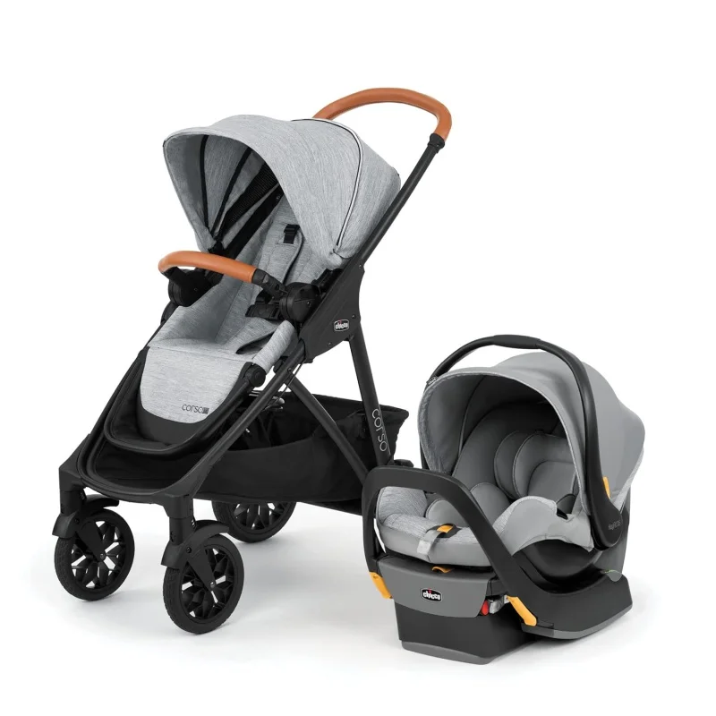 

Chicco Modular Travel System - Corso LE Stroller, KeyFit 35 Infant Car Seat and Base - Stroller and Car Seat Combo in Veranda/Gr