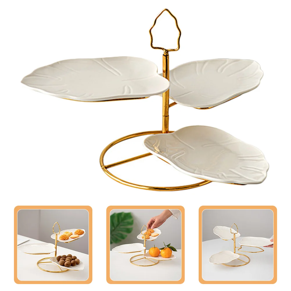 1 Set of Cake Serving Stand Dessert Tray Snacks Storage Tray Fruit Container Cookie Holder with Iron Stand
1 Set of Cake Serving Stand Dessert Tray Snacks Storage Tray Fruit Container Cookie Holder with Iron Stand
