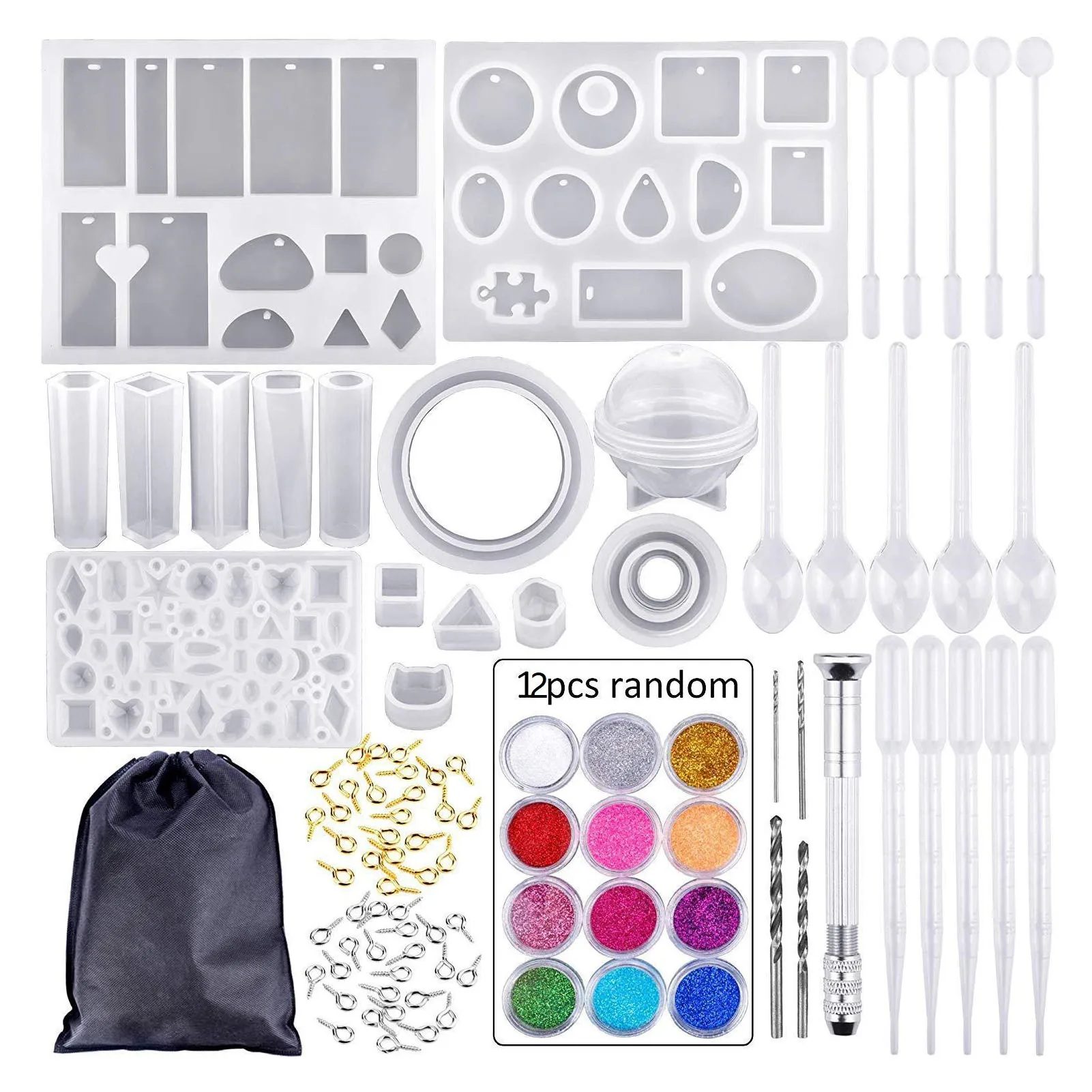 Silicone Mold Casting Tool Artcraft Reusable Pandent Making Mould Kit Easy To Clean DIY for Beginners for Daily Life
Silicone Mold Casting Tool Artcraft Reusable Pandent Making Mould Kit Easy To Clean DIY for Beginners for Daily Life