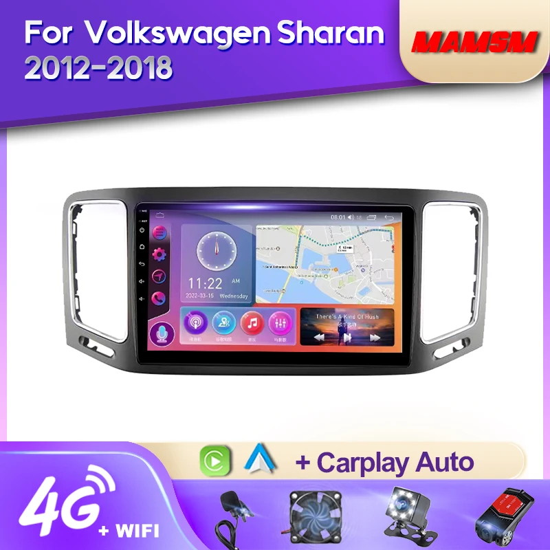 Автомобильное радио MAMSM 2K QLED Android 12 для Volkswagen VW Sharan 2012-2018 мультимедийный видеоплеер 4G GPS Carplay Авторадио Стерео
Автомобильное радио MAMSM 2K QLED Android 12 для Volkswagen VW Sharan 2012-2018 мультимедийный видеоплеер 4G GPS Carplay Авторадио Стерео