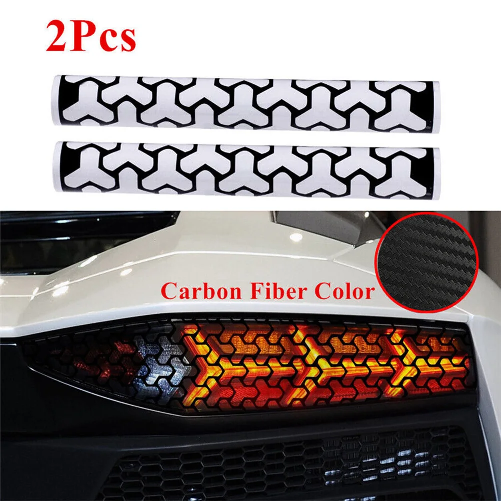 2Pcs Car Rear Tail Light Honeycomb Gaphic Stickers Hollow Carbon Fiber Look Taillight Decals Fashion Stickers Lamp Film
2Pcs Car Rear Tail Light Honeycomb Gaphic Stickers Hollow Carbon Fiber Look Taillight Decals Fashion Stickers Lamp Film