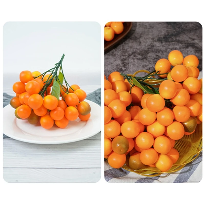 43PCS/Clusters Simulation Orange Ornaments for Home Kitchen Party Display
43PCS/Clusters Simulation Orange Ornaments for Home Kitchen Party Display