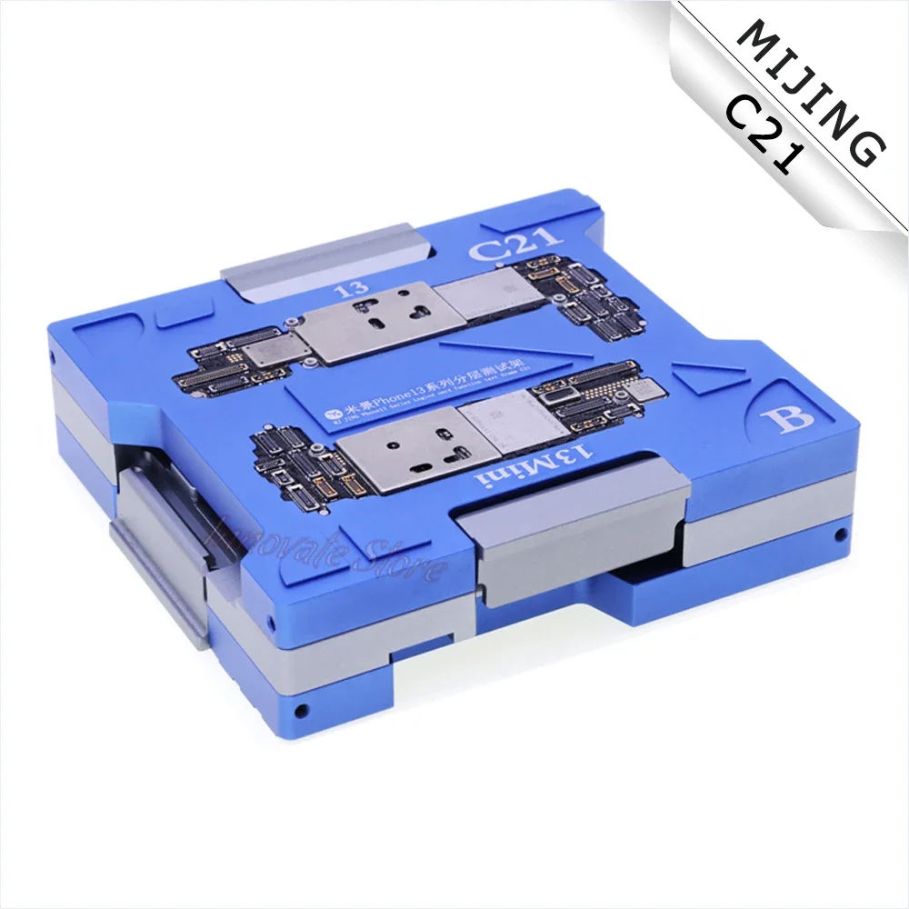 Mainboard Layered Test Stand MIJING C21 4in 1 Mainboard layered Testing Fixture Upper Lower Tester For IPhone 13Mini 13 Pro Max
Mainboard Layered Test Stand MIJING C21 4in 1 Mainboard layered Testing Fixture Upper Lower Tester For IPhone 13Mini 13 Pro Max