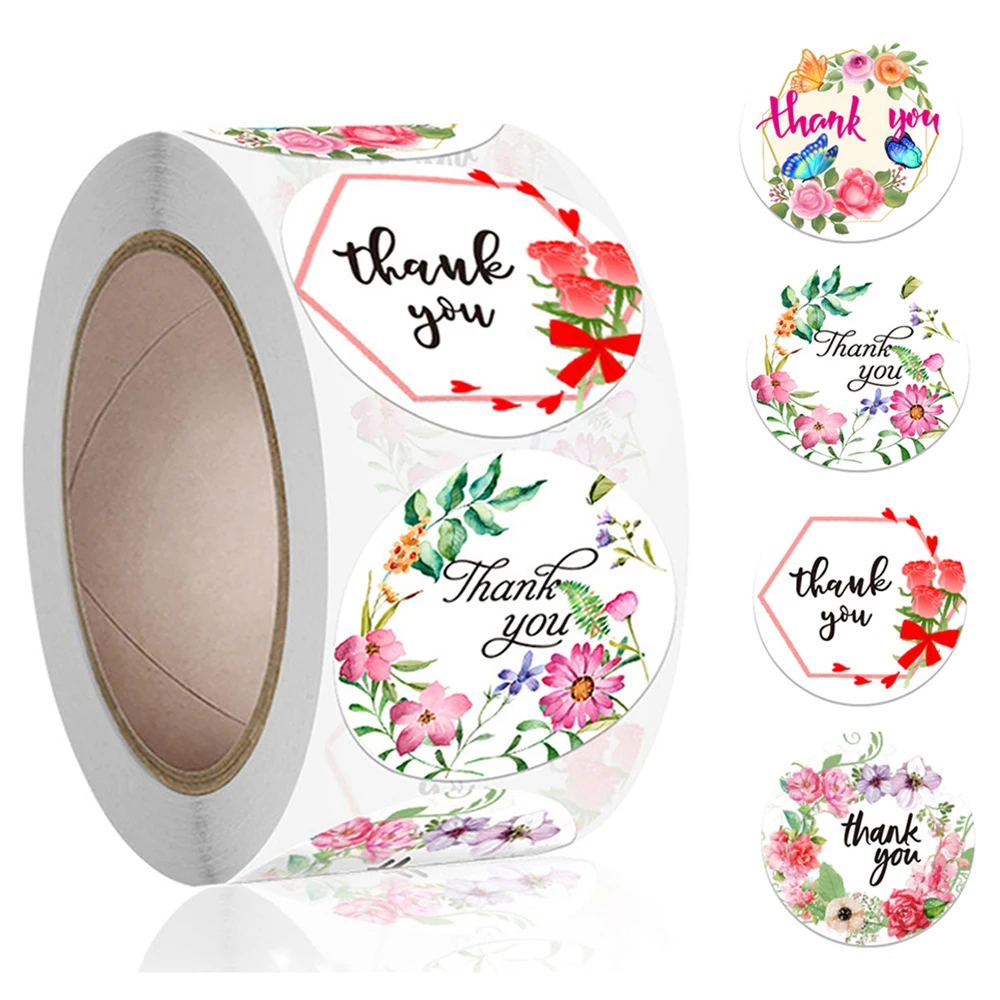 100-500pcs Flower Lables Stickers Floral Round Thank You Sticker For Wedding Birthday Party Business Sealing Sticker Decoration
100-500pcs Flower Lables Stickers Floral Round Thank You Sticker For Wedding Birthday Party Business Sealing Sticker Decoration