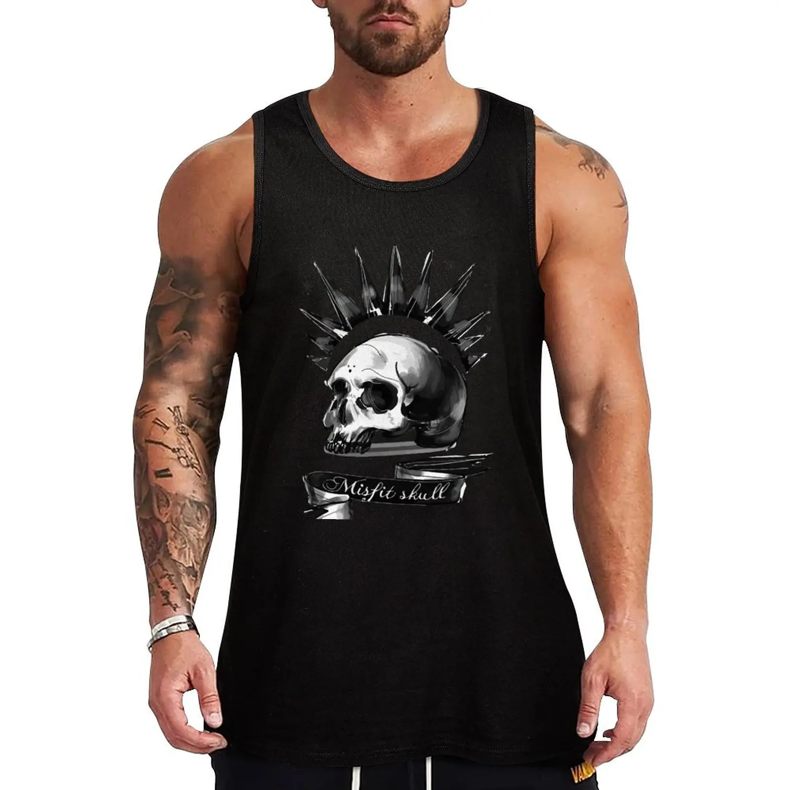 Misfit skull Tank Top sleeveless tshirts for men best selling products Working vest T-shirt Men's gym
Misfit skull Tank Top sleeveless tshirts for men best selling products Working vest T-shirt Men's gym