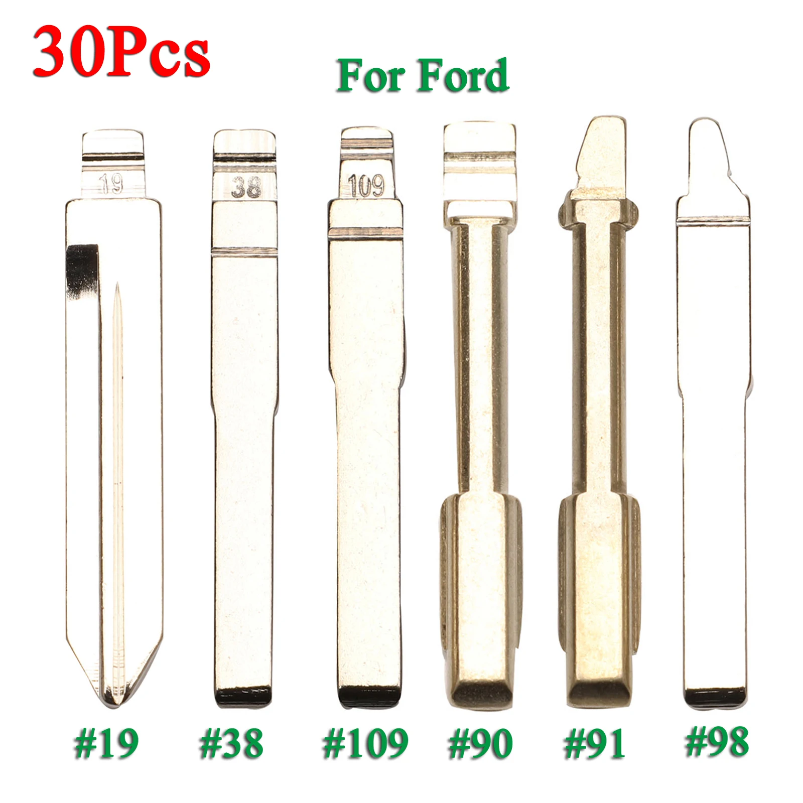 jingyuqin 30pcs #19 38 98 90 91 109 Remote Key Blade Fob For Ford Focus Mondeo Fiesta Transit Galaxy HU101 FO21 FO38 Replacement
jingyuqin 30pcs #19 38 98 90 91 109 Remote Key Blade Fob For Ford Focus Mondeo Fiesta Transit Galaxy HU101 FO21 FO38 Replacement
