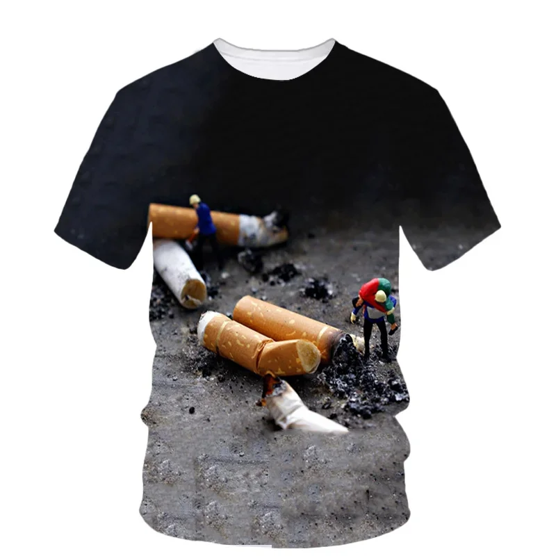 3D Smoking Printed T Shirt Smoke Cigarettes Graphic T-shirts For Men Kid Fashion Streetwear Cool Short Sleeves Harajuku Clothing
3D Smoking Printed T Shirt Smoke Cigarettes Graphic T-shirts For Men Kid Fashion Streetwear Cool Short Sleeves Harajuku Clothing