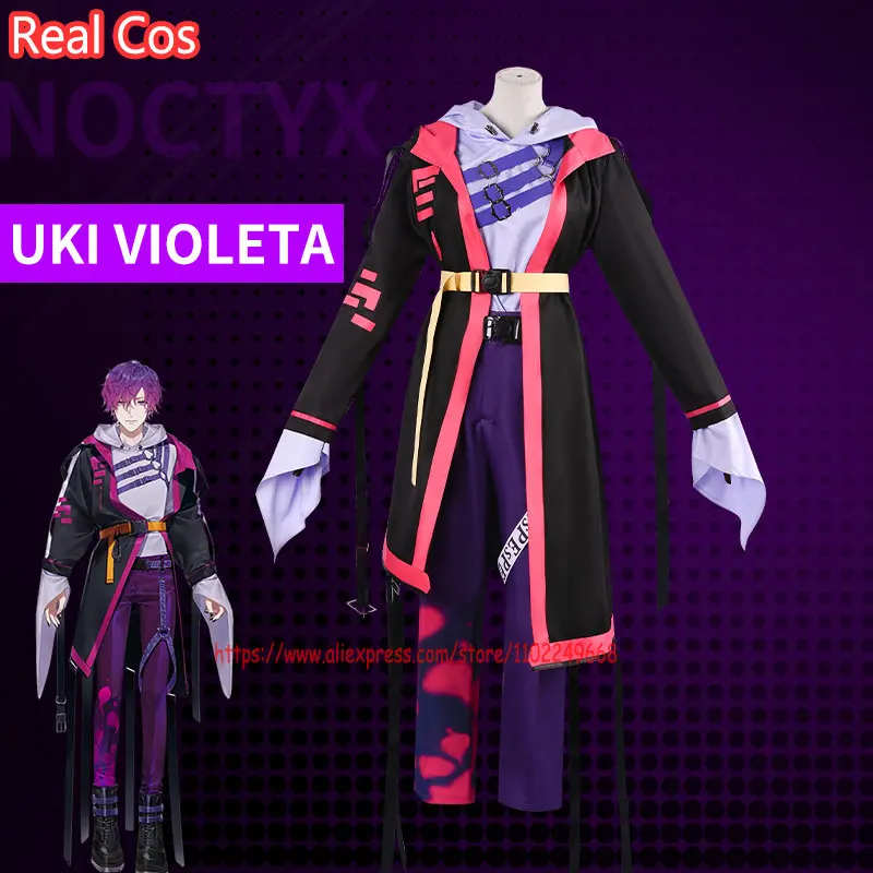 Nijisanji Vtuber Noctyx Uki Violeta Cosplay Costume Halloween Outfit Role Play Women Men Costumes
Nijisanji Vtuber Noctyx Uki Violeta Cosplay Costume Halloween Outfit Role Play Women Men Costumes