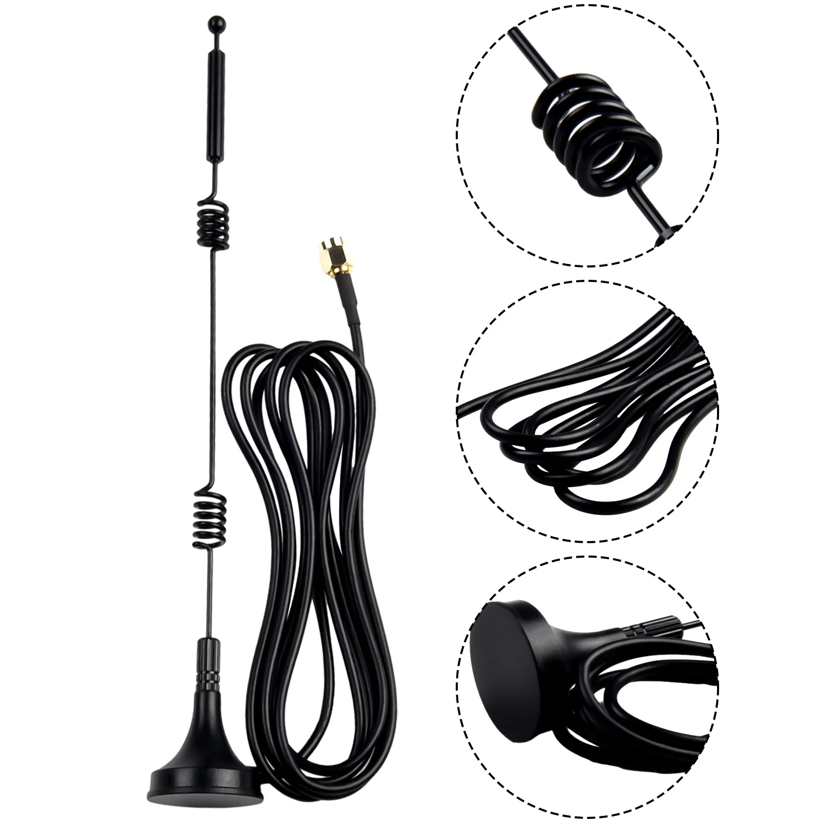 12dBi Antenna Antenna 2.4G/5.8GHz Dual Band External Magnetic Base SMA Male Universal New Style Practical To Use
12dBi Antenna Antenna 2.4G/5.8GHz Dual Band External Magnetic Base SMA Male Universal New Style Practical To Use