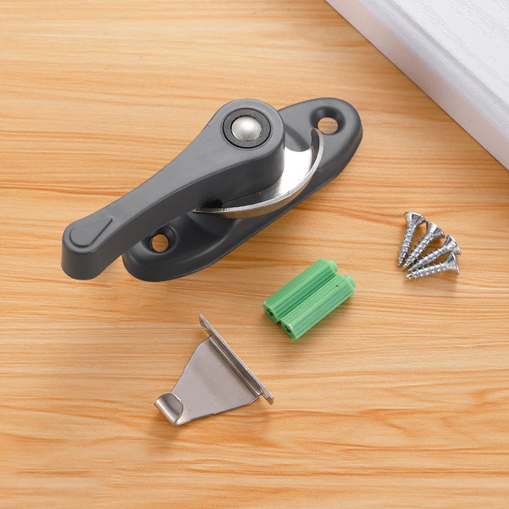 1pc Stainless Steel Crescent Universal Sliding Door Lock Buckle With Hooks For Window Home Tools And Accessories
1pc Stainless Steel Crescent Universal Sliding Door Lock Buckle With Hooks For Window Home Tools And Accessories