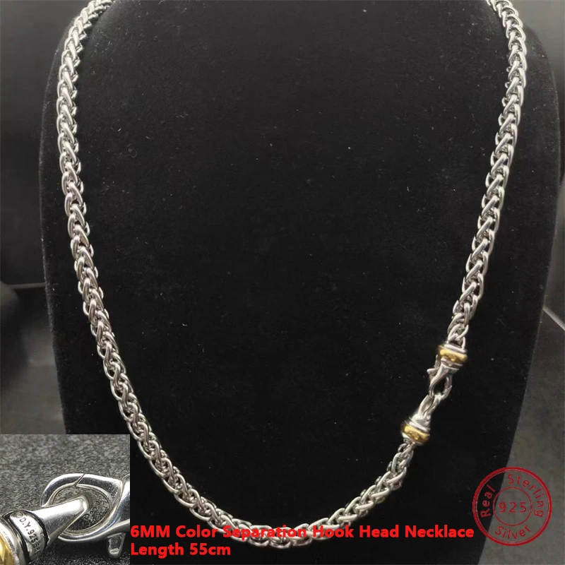 

Классическое и модное ожерелье из серебра 2024 пробы, идеальные бриллиантовые сувениры для любого случая