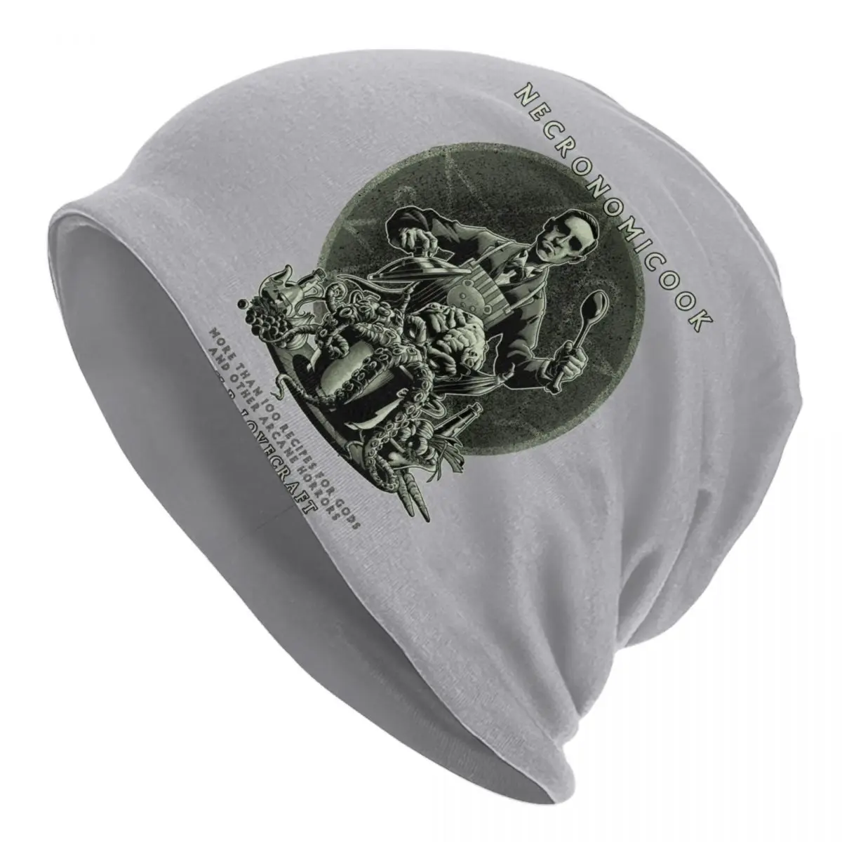 

Cooking Call Of Cthulhu Skullies Beanies Caps Men Women Unisex Hip Hop Winter Warm Knitted Hat Adult Lovecraft Bonnet Hats