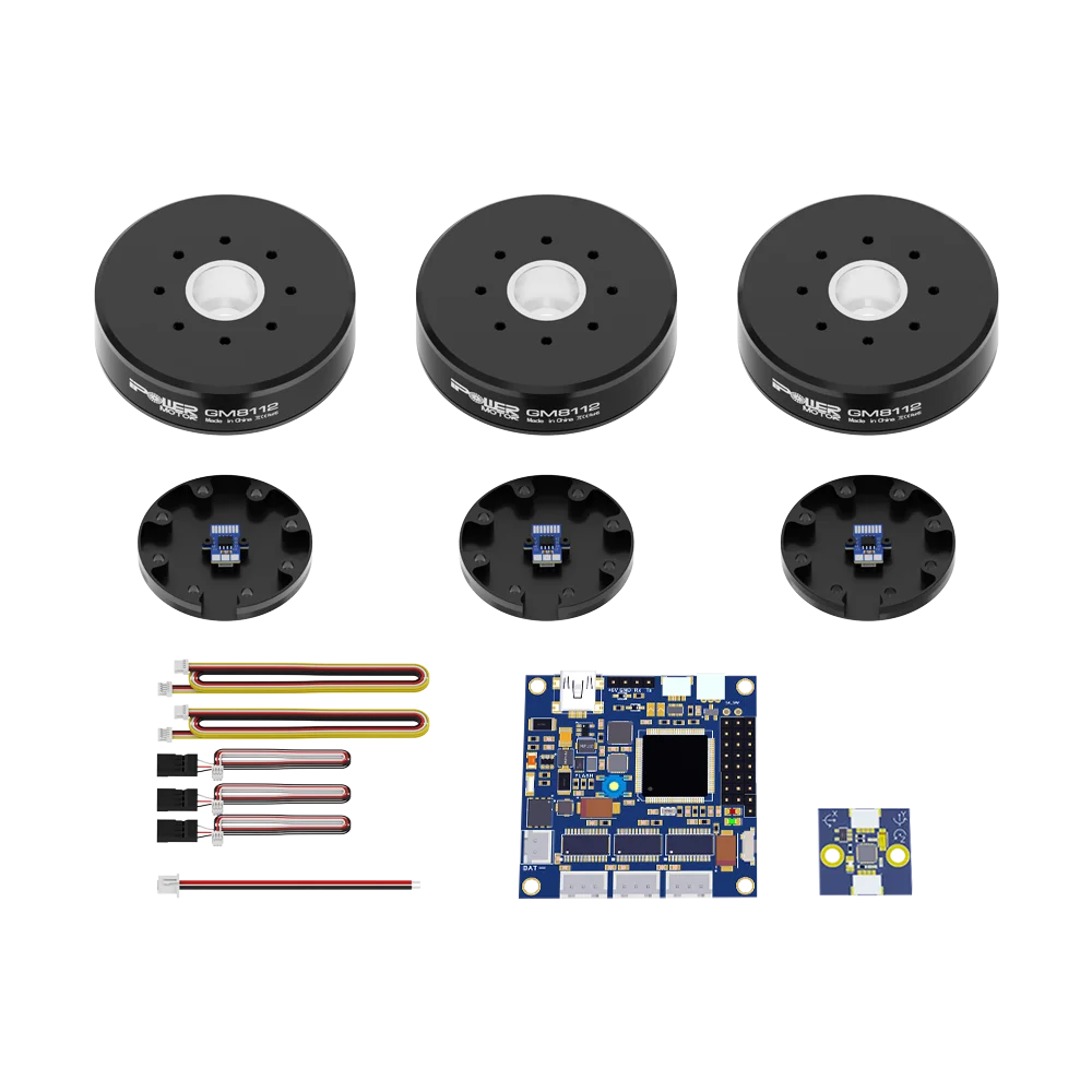 iFlight iPower GM8112-80T Gimbal Turntable Airborne UAV pod motor Encoder Combo Set with AS5048A Encoder / Alexmos 32BIT BGC set
iFlight iPower GM8112-80T Gimbal Turntable Airborne UAV pod motor Encoder Combo Set with AS5048A Encoder / Alexmos 32BIT BGC set