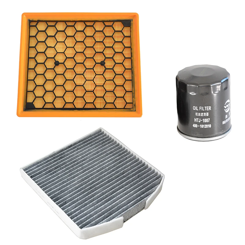 3PCS/SET Car Air Filter Cabin Filter Oil Filter for SAIC MAXUS T60 T70 2.0TDI-DIESEL 2016-2022 55560894 115150 480-1012010
3PCS/SET Car Air Filter Cabin Filter Oil Filter for SAIC MAXUS T60 T70 2.0TDI-DIESEL 2016-2022 55560894 115150 480-1012010