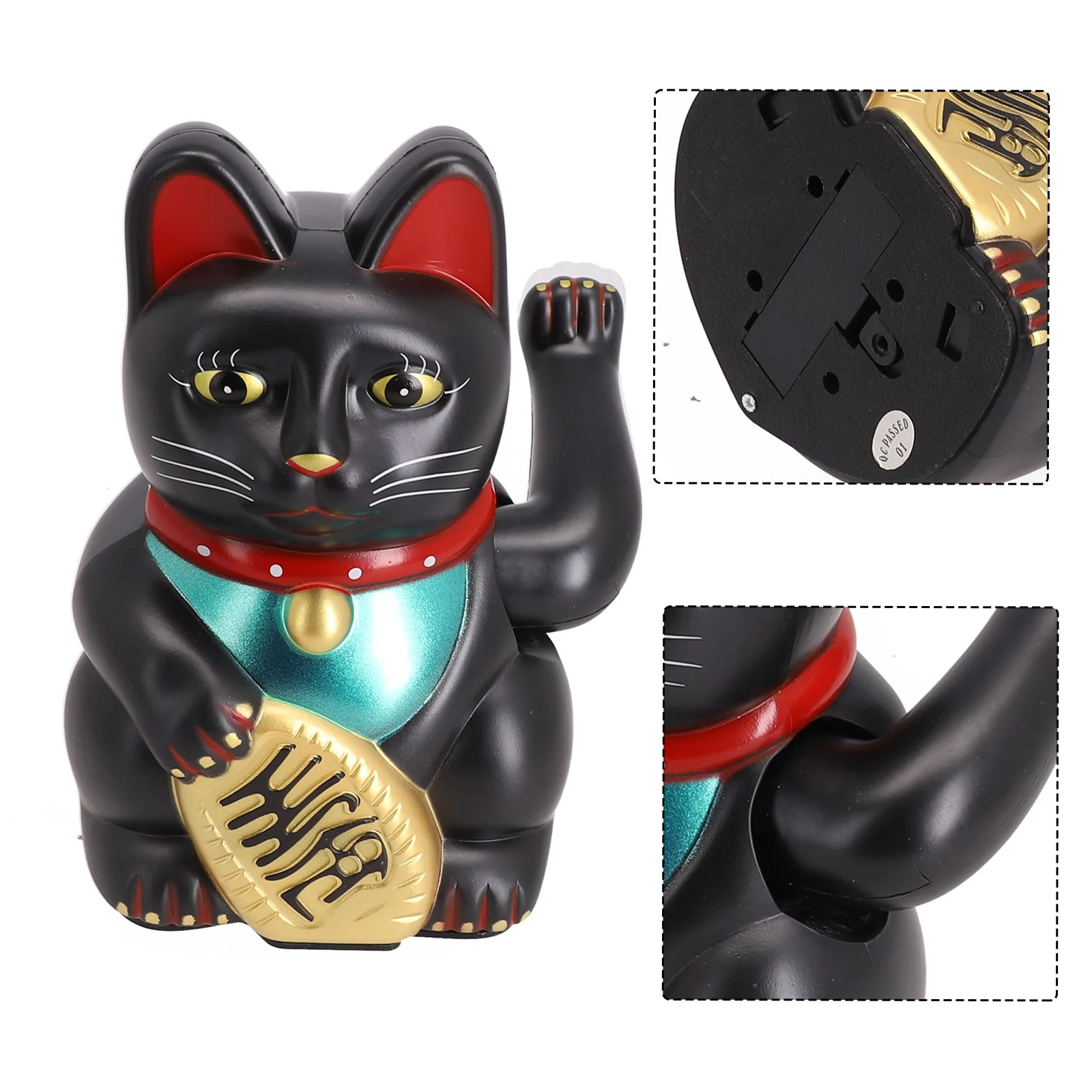 Rifeng Electric Waving Lucky Cat 6 Inch For Cashier New Store Opening Durable Material Cute Cat Expressing Luck and Wealth
Rifeng Electric Waving Lucky Cat 6 Inch For Cashier New Store Opening Durable Material Cute Cat Expressing Luck and Wealth