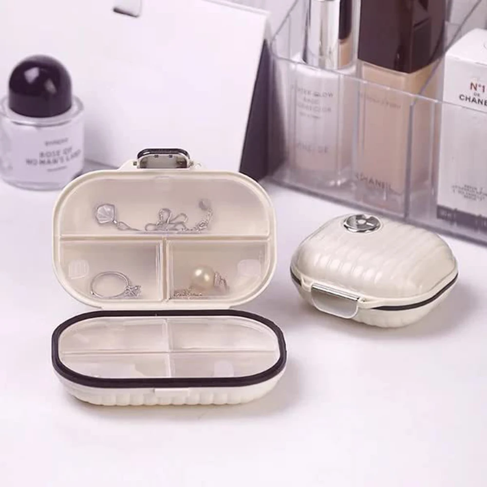 Mini Portable Medication Box With 7 Grid Dustproof Moisture-Proof Tablets Storage Box For Capsule Fish Oils
Mini Portable Medication Box With 7 Grid Dustproof Moisture-Proof Tablets Storage Box For Capsule Fish Oils