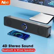 4D Soundbar Computer Speakers Wired Stereo Subwoofer USB Powered Soundbar For TV Pc Laptop Gaming Home Theater Surround Audio
4D Soundbar Computer Speakers Wired Stereo Subwoofer USB Powered Soundbar For TV Pc Laptop Gaming Home Theater Surround Audio