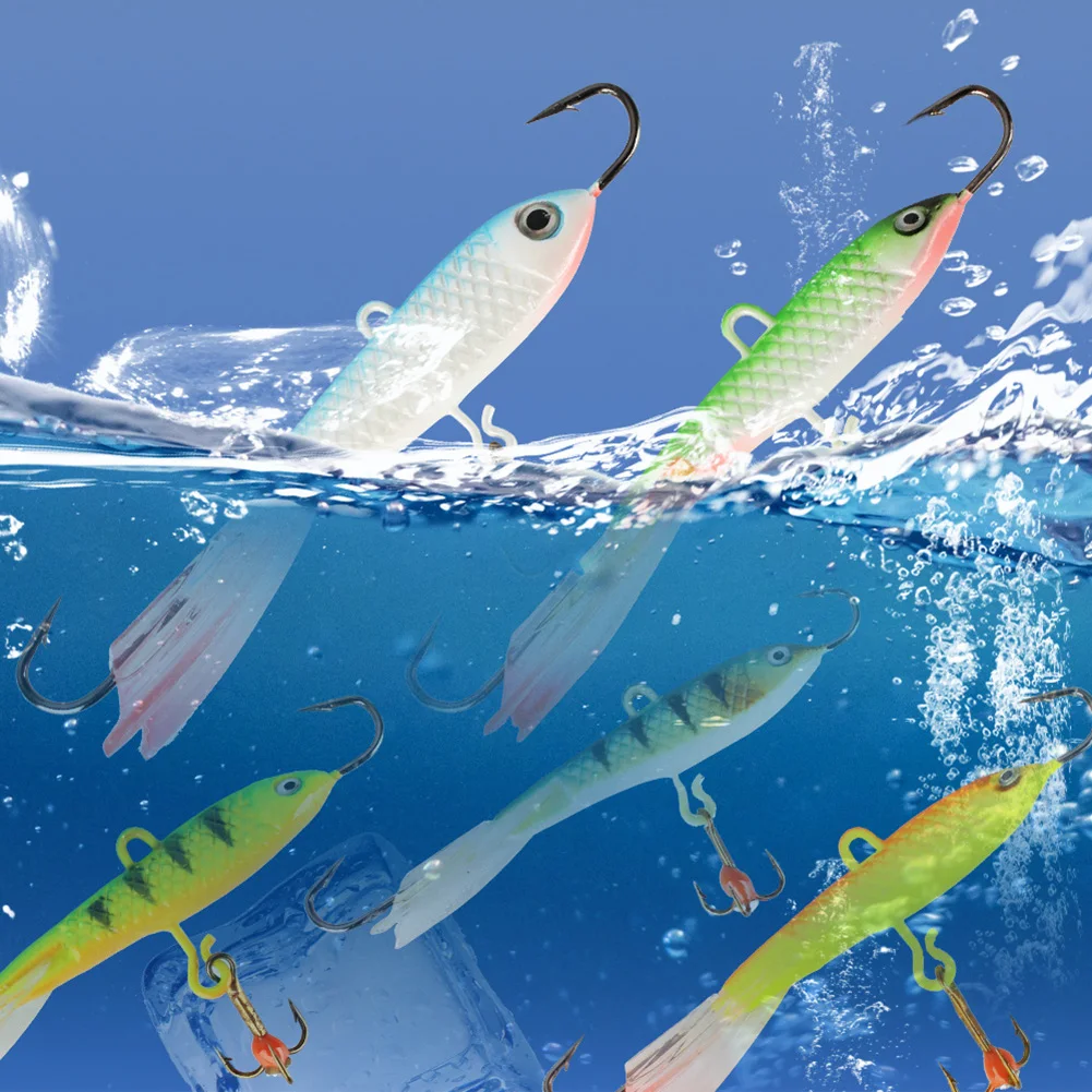 Brightly Colored Winter Ice For Fishing Lure Balancer For Bass Pike For Trout Winter Fishing Bait Luya Bait Metal Hooks Tools
Brightly Colored Winter Ice For Fishing Lure Balancer For Bass Pike For Trout Winter Fishing Bait Luya Bait Metal Hooks Tools