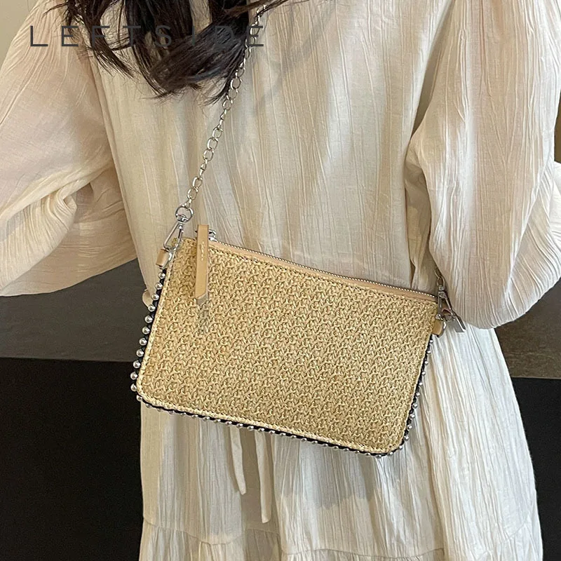 Плетеные маленькие соломенные сумки на плечо для женщин, лето 2024, корейская мода, сумки через плечо, женские дорожные сумки и кошельки, пляжная сумка
Плетеные маленькие соломенные сумки на плечо для женщин, лето 2024, корейская мода, сумки через плечо, женские дорожные сумки и кошельки, пляжная сумка