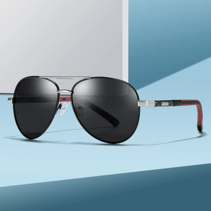 

2024 Polarization Sunglasses Driving Polarization Sunglasses Men Sun Glasses Pilot Metal Frame Sun Glasses For Men Gafas De Sol