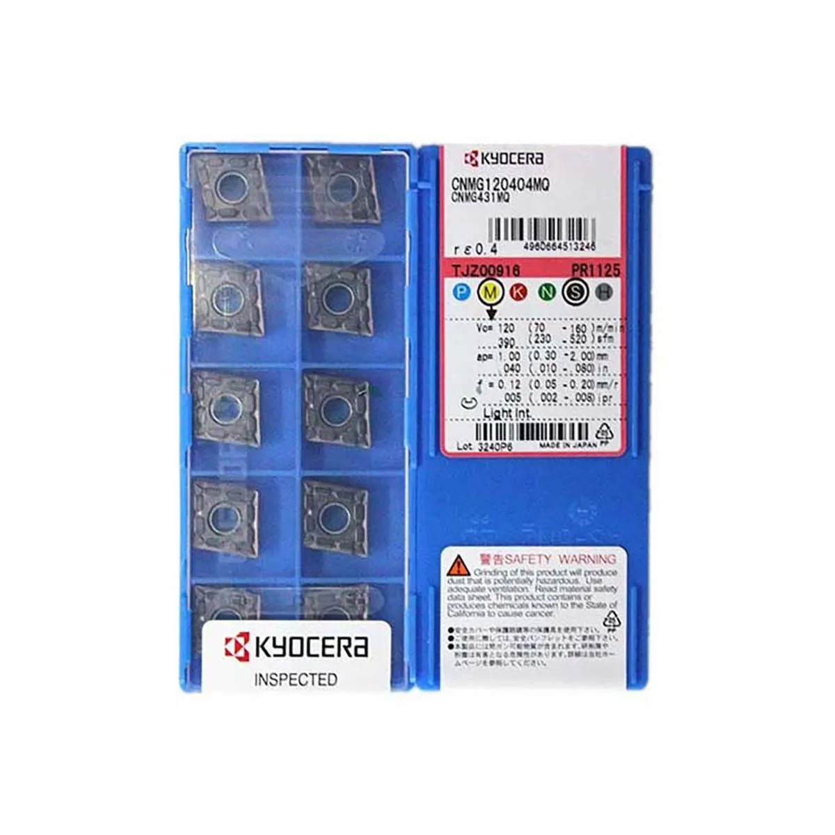 Kyocer a 100% Original CNMG CNMG120408PS CNMG120404MU CNMG120404HQ CNMG120404MQ PR1125 Turning Inserts
Kyocer a 100% Original CNMG CNMG120408PS CNMG120404MU CNMG120404HQ CNMG120404MQ PR1125 Turning Inserts