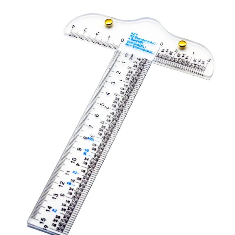 6" Clear Acrylic T-Square Ruler for Easy Reference While Crafting T-Square Ruler Handtool In Both Inches&Metric Measurements
6" Clear Acrylic T-Square Ruler for Easy Reference While Crafting T-Square Ruler Handtool In Both Inches&Metric Measurements