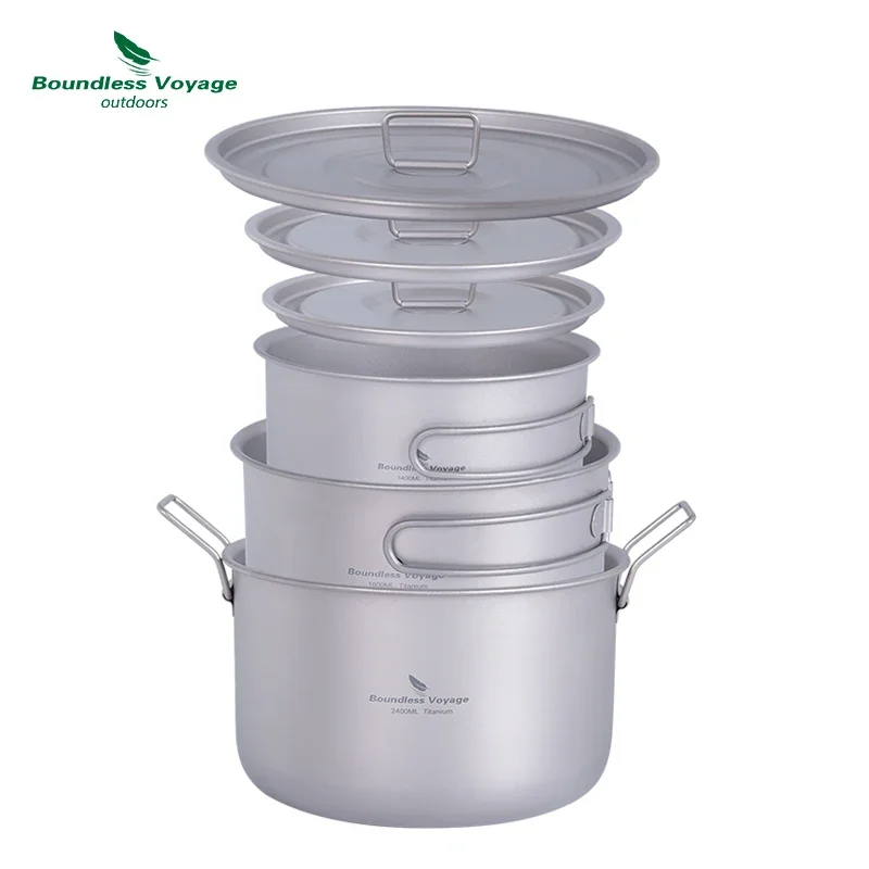 Outdoor Camping Soup Pot Steamer Steamer Wok Titanium Kettle Portable Storage Camping Equipment
Outdoor Camping Soup Pot Steamer Steamer Wok Titanium Kettle Portable Storage Camping Equipment