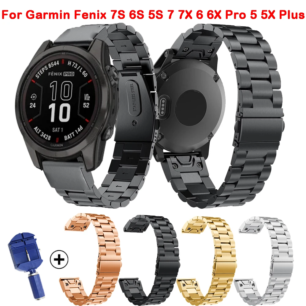 20 22 26mm Stainless Steel Strap For Garmin Watch Fenix 7S 7 7X Pro 6S 5S 6 6X Pro 5 5X Plus D2 Mach 1 Correa Bracelet Belt
20 22 26mm Stainless Steel Strap For Garmin Watch Fenix 7S 7 7X Pro 6S 5S 6 6X Pro 5 5X Plus D2 Mach 1 Correa Bracelet Belt