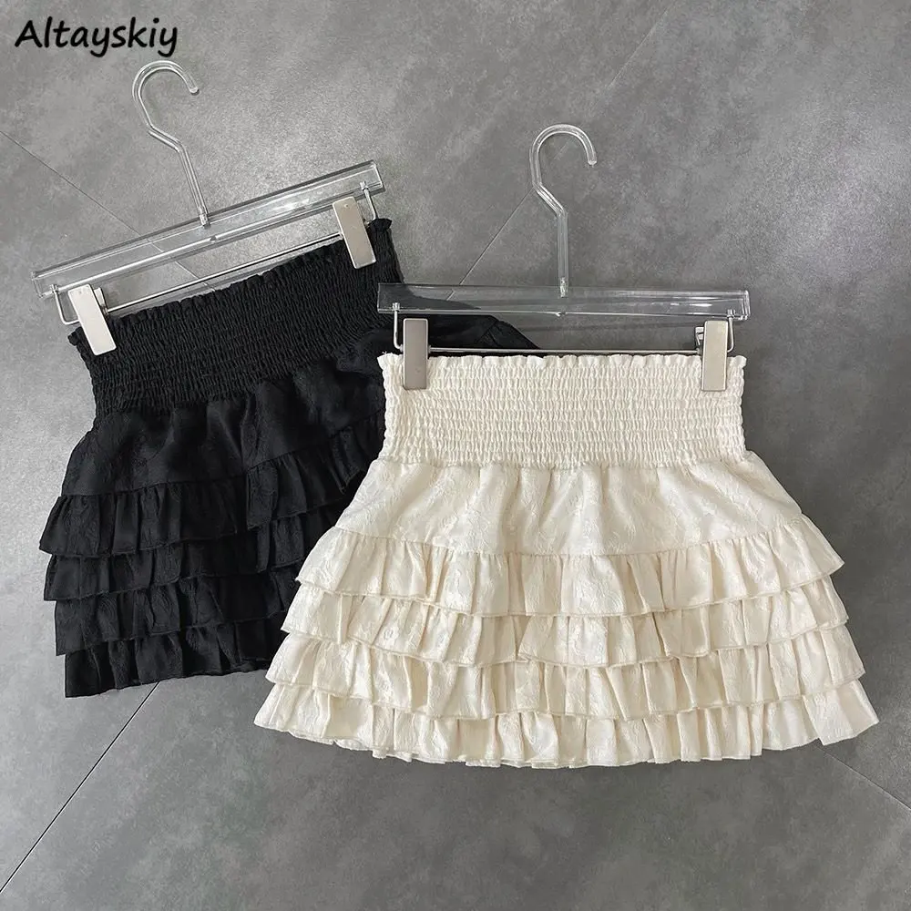 High Waist Skirts Women Spring Summer Lovely Preppy Style Ruffles Holiday Chic Mini Hotsweet Faldas Y2k All-match Fashion Ins
High Waist Skirts Women Spring Summer Lovely Preppy Style Ruffles Holiday Chic Mini Hotsweet Faldas Y2k All-match Fashion Ins