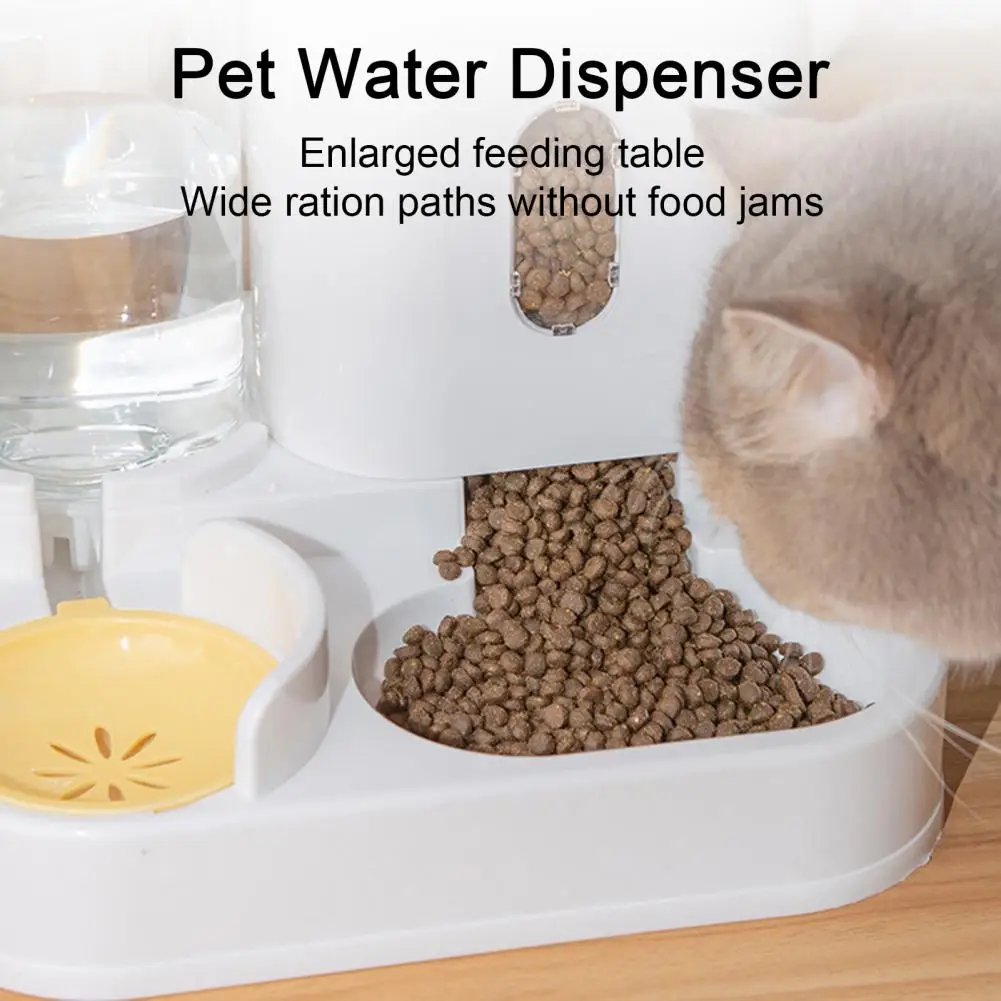 Pet Food Water Dispenser Automatic Pet Feeder Water Dispenser with Capacity Visible Window Safe Design for Cats Dogs
Pet Food Water Dispenser Automatic Pet Feeder Water Dispenser with Capacity Visible Window Safe Design for Cats Dogs