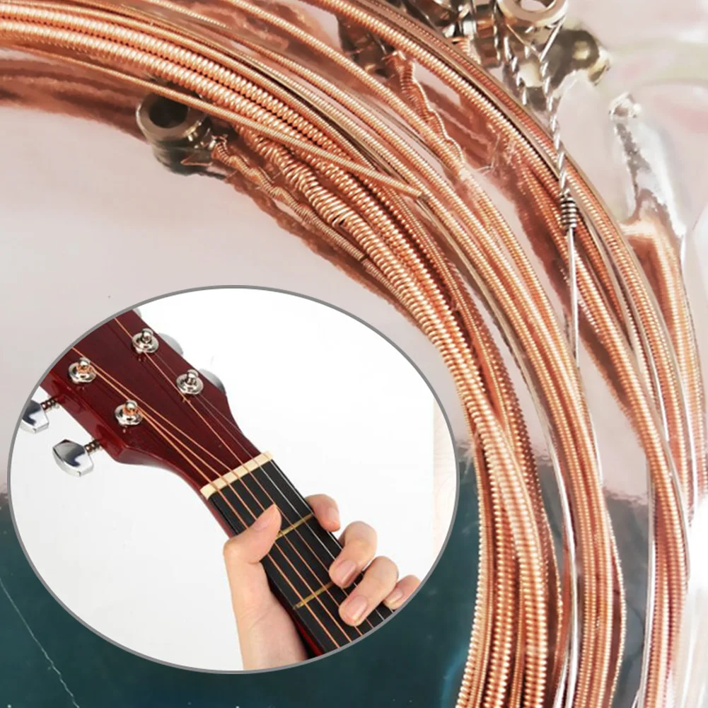 35.4 Inch Acousitic Guitar String Set Stainless Steel With Rustproof Coating COPPER Stringed Instrument Guitar Accessories
35.4 Inch Acousitic Guitar String Set Stainless Steel With Rustproof Coating COPPER Stringed Instrument Guitar Accessories